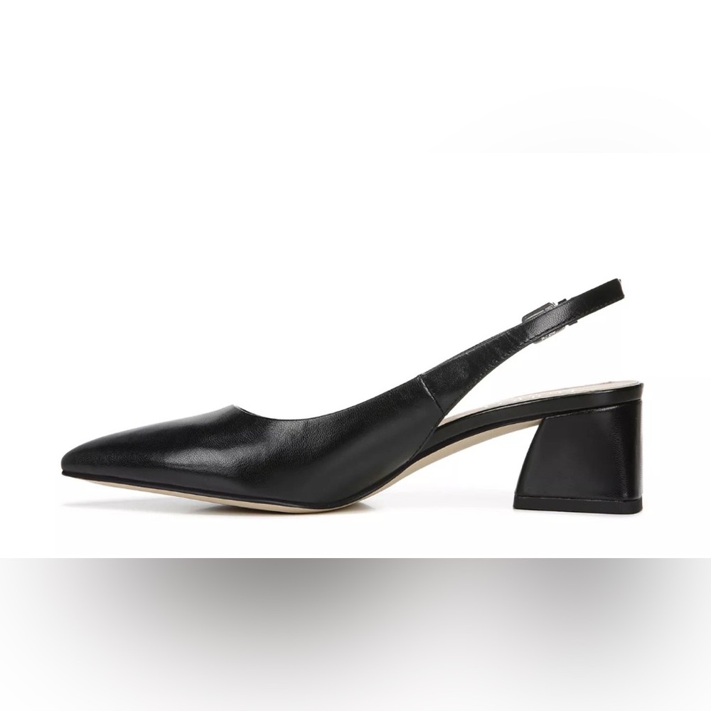 Frank Sarto Racer Pump in Black Leather